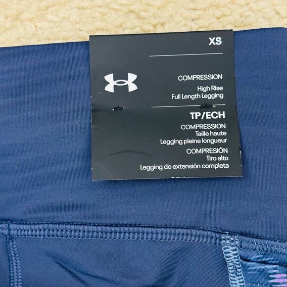 NWT Under Armour Train CW Full Length High Rise Compression Grey Leggings Sz XS - Picture 11 of 14